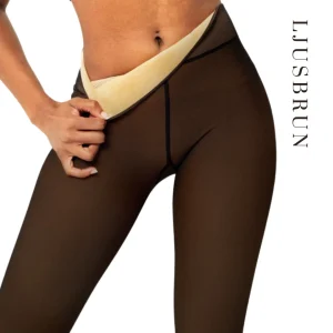 Cozeé™ Genomskinliga Fleecefodrade Tights