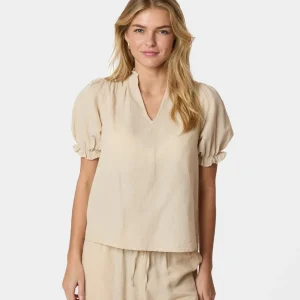 NEO NOIR Odesa Linen Blouse