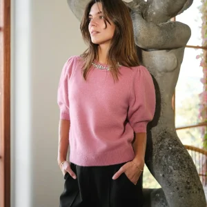 Maia Stone Knit blouse