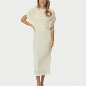 NEO NOIR Tottuna Long Drapy Mesh Dress