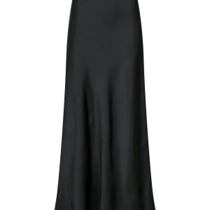 NEO NOIR VICKY HEAVY SATEEN SKIRT BLACK