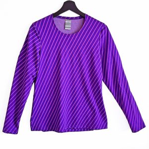 NY! Långärmad Diagonal Lilarosa