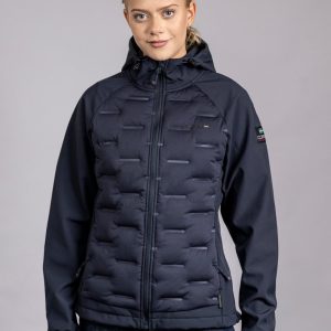 W PRO STRETCH HYBRID HOOD NAVY