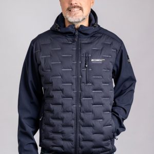 PRO STRETCH HYBRID HOOD NAVY