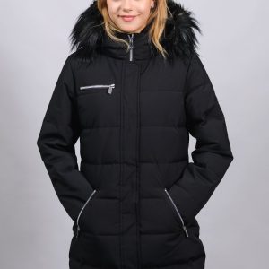 PAULA DAM PARKAS BLACK