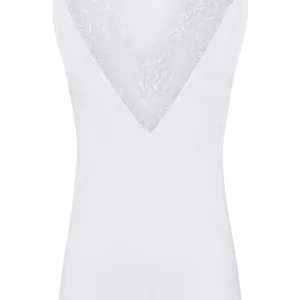 I SAY TOPP NILLA VNECK TOP WHITE