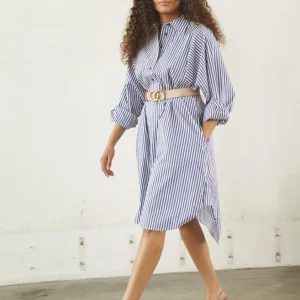 I SAY Sigga Striped Dress