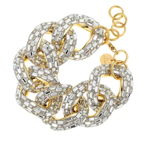 By Jolima Sparkle crystal  bracelet guld