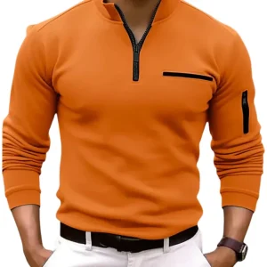 Tobias™ Pikétröja med halv dragkedja