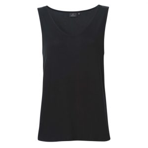 Bambulinne v-ring svart bambuviskos