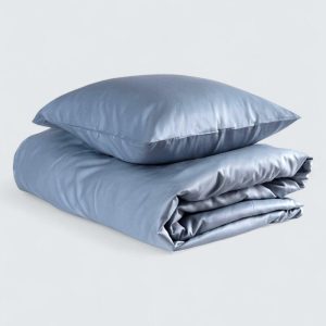 Bamburino – Bambupåslakanset Enkel – Himmelsblå