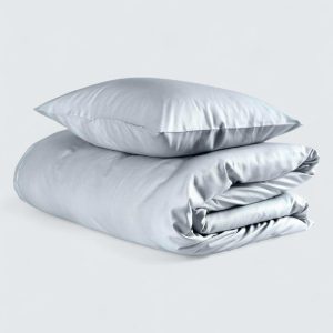 Bamburino – Bambupåslakanset Enkel – Ljusblå