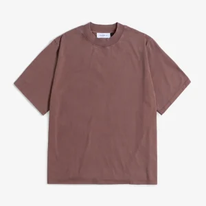 Big Collar T-shirt Faded Brown