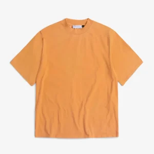 Big Collar T-shirt Faded Orange