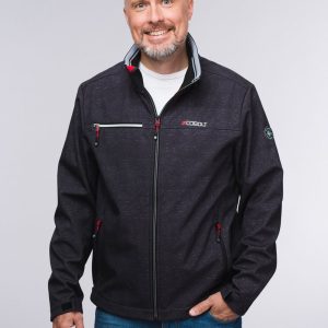 FALSTERBO JACKA BLACK MELANGE