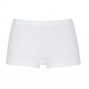 Damboxer i bambuviskos seamless vit