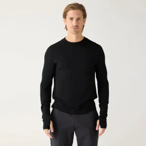 Merino Wool L/S T-shirt Mens Black