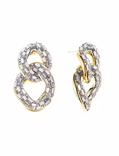 By Jolima Sparkle crystal earring guld