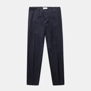 Jostha Flannel Trousers Deep Sea Navy