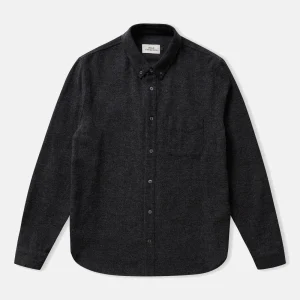 Ken Flannel Shirt Coal - ABOUT COMPANIOINS
