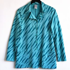 Kragjacka Tiger mörk & ljus Havsturkos