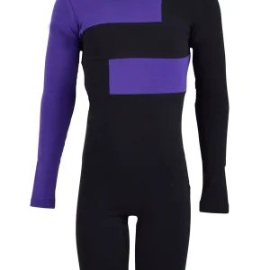Catsuit no. NS-140 Black/Purple