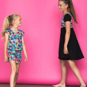 Klänning | NS-155 | Outlet Svart-Kids Triangle