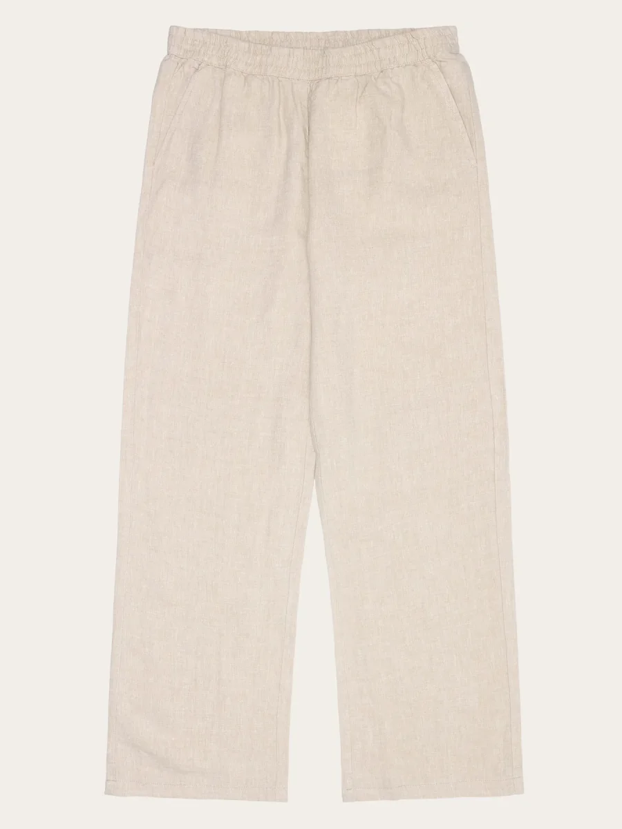 Posey Organic Linen Pants Light Feather Gray - Bild 6