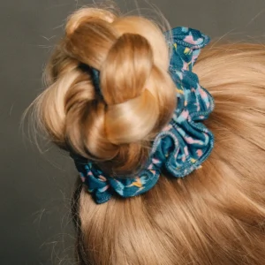 Scrunchie | NS-165 Blue Leo