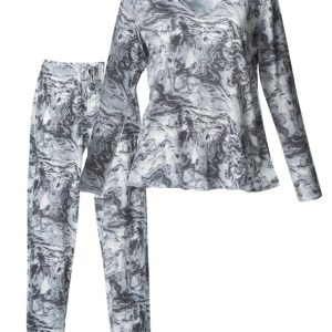Pyjamas i bambuviskos marmor