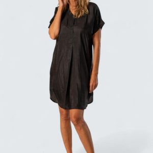 Sidennattlinne Habutai – Svart