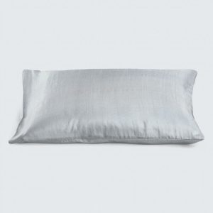 Sidenörngott Habutai 50×60 cm – Ljusgrå