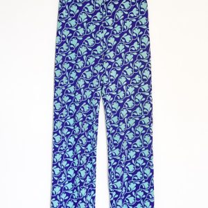 Vid Byxa Mah-Jongblomma Blålila & mintgrön