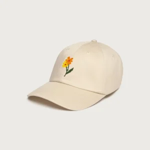 Flower Poppy Cap Ecru