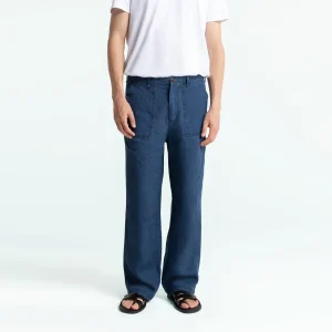 Aesc Indigo Linen Pants