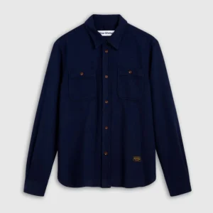 Juntoku Overshirt Navy - KINGS OF INDIGO
