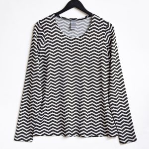 Långärmad tröja Twin Peaks Svart & Vit