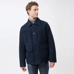 Lucan Organic Wool Jacket Navy