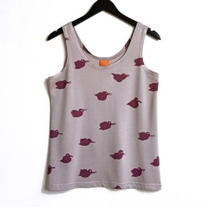 Linne Fågel Cloud Grey