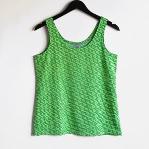 Linne Labyrint Grön & ljust Pistagegrön