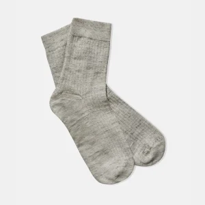 Linnestrumpor Sand & Peppar