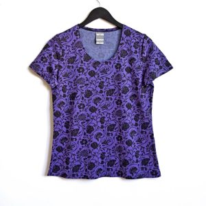 Liten t-shirt Lilla Backen Lila & Svart