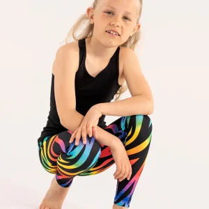 Leggings no. ns-179 Rainbow tiger