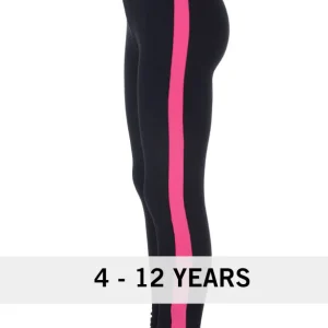 Leggings | NS-146 Black/Purple