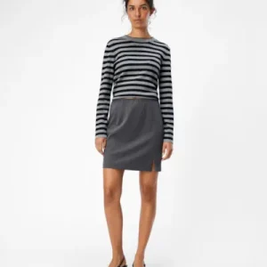 OBJECT LISA MW MINI SKIRT GREY