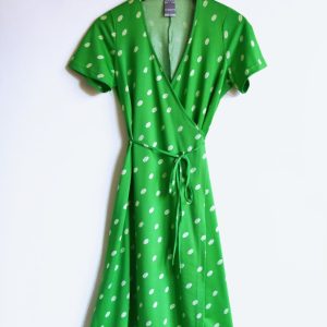 Omlottklänning Böna Grön & Mintgrön