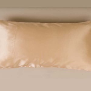 Örngott i siden 50×90 cm 16 momme champagne