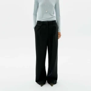 Pat Wool Pants Black