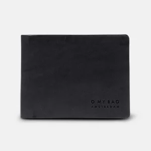 Plånbok Naturgarvat Skinn Svart - O MY BAG