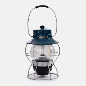 Railroad Rechargeable Lantern Ocean Blue - BAREBONES
